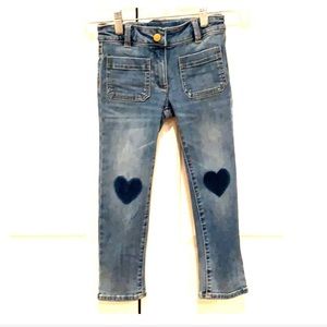 Crew Cuts patch pocket jean with hearts